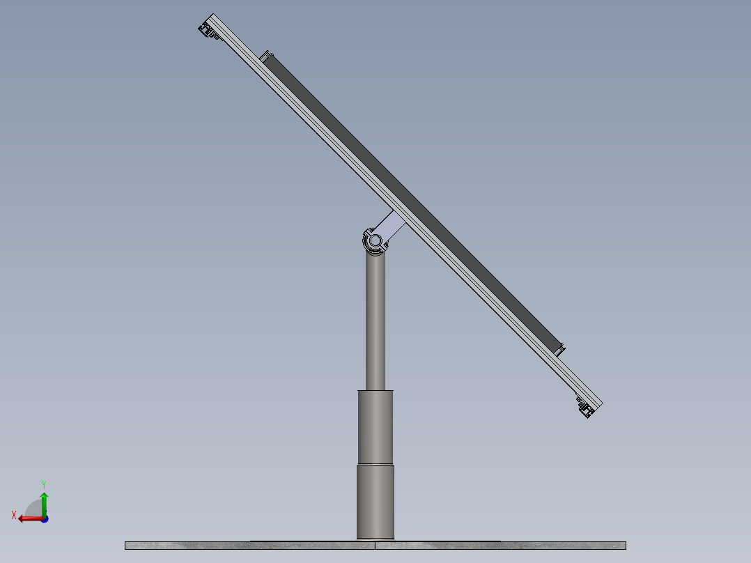 太阳能追踪器3后视图