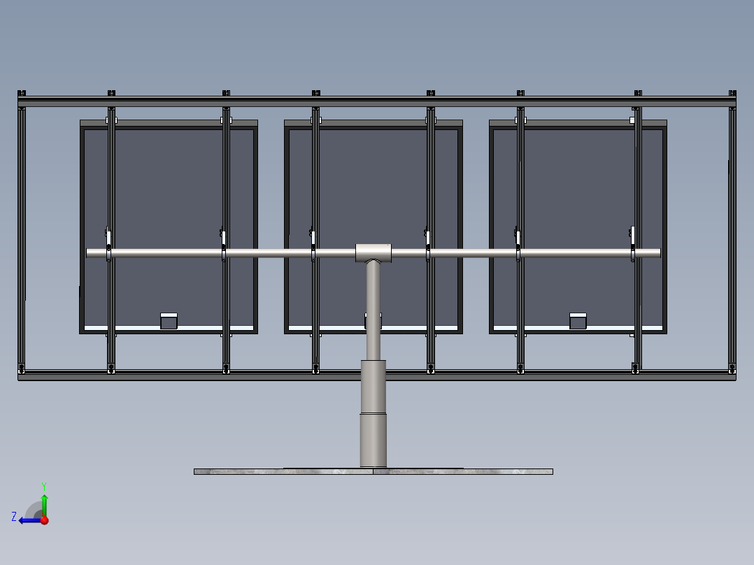 太阳能追踪器3右视图
