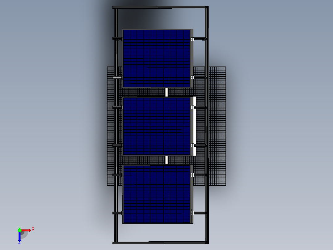 太阳能追踪器3俯视图