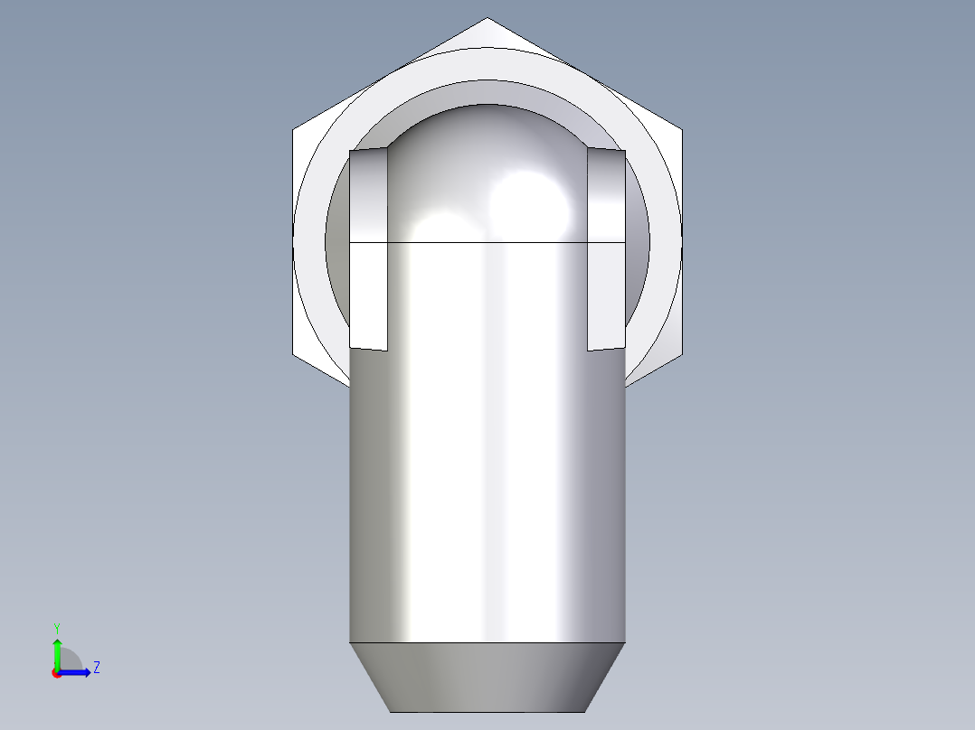 卡套式工业通用硬管接头EO_Weld_elbown_WAS12S左视图