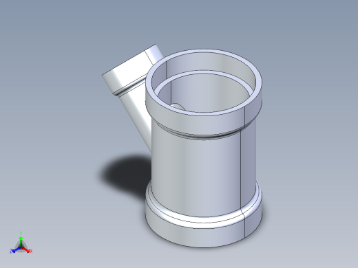 船舶管路系统S6_SeaDrainPLUS_45ReducerWye-SxSxS_37E163034_4x4x2in Sea Drain Plus - 45 Reducing Wye - SxSxS