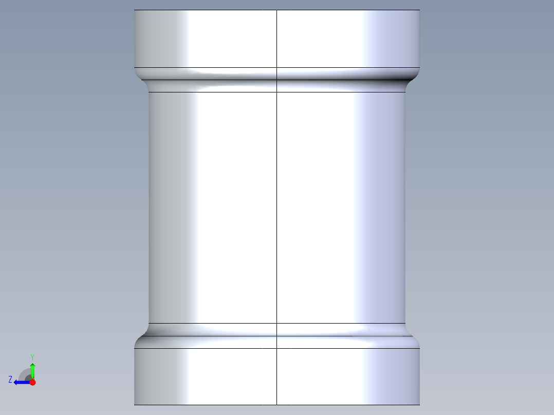 船舶管路系统S6_SeaDrainPLUS_45ReducerWye-SxSxS_37E163034_4x4x2in Sea Drain Plus - 45 Reducing Wye - SxSxS右视图