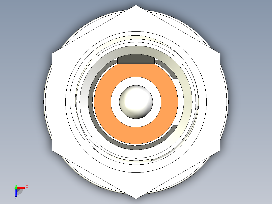 DC直流电源接头kls1-dc-025-2-0-stp俯视图