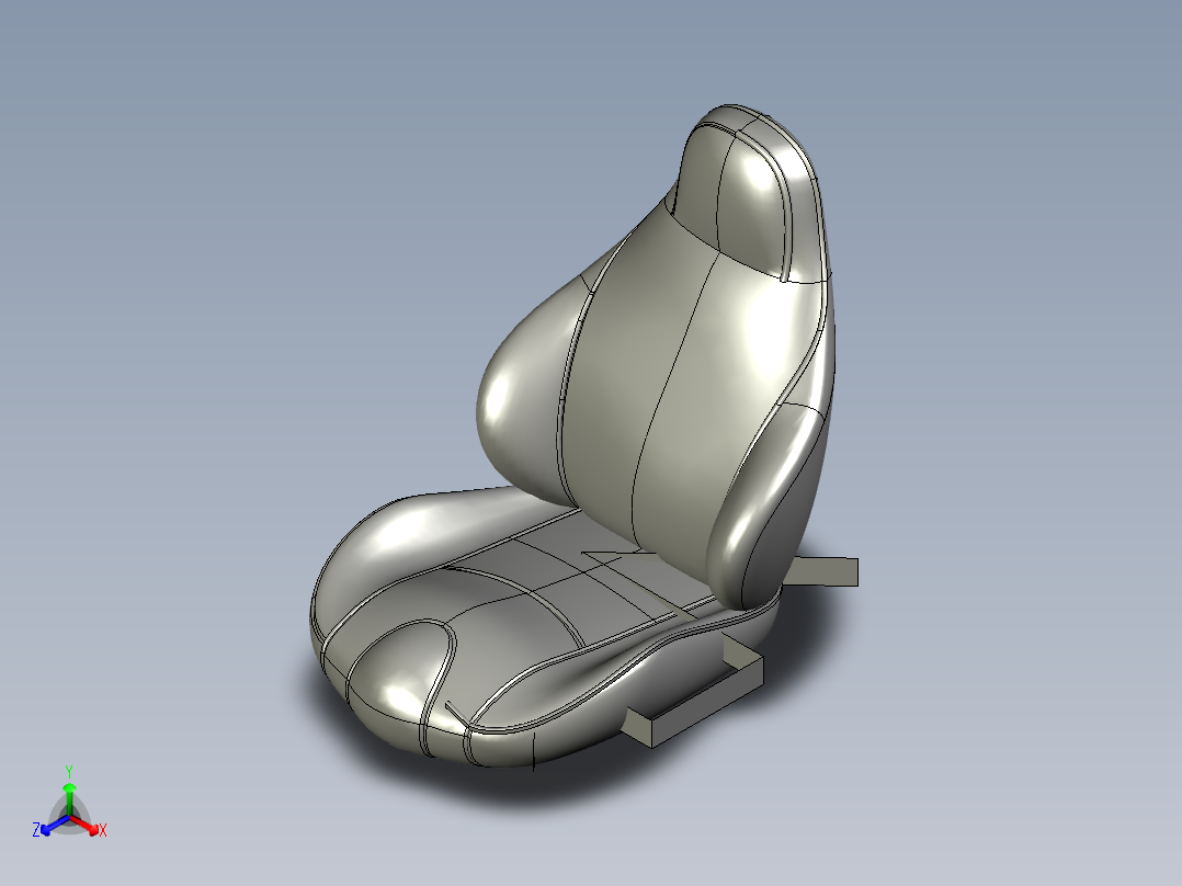 汽车座椅简易造型
