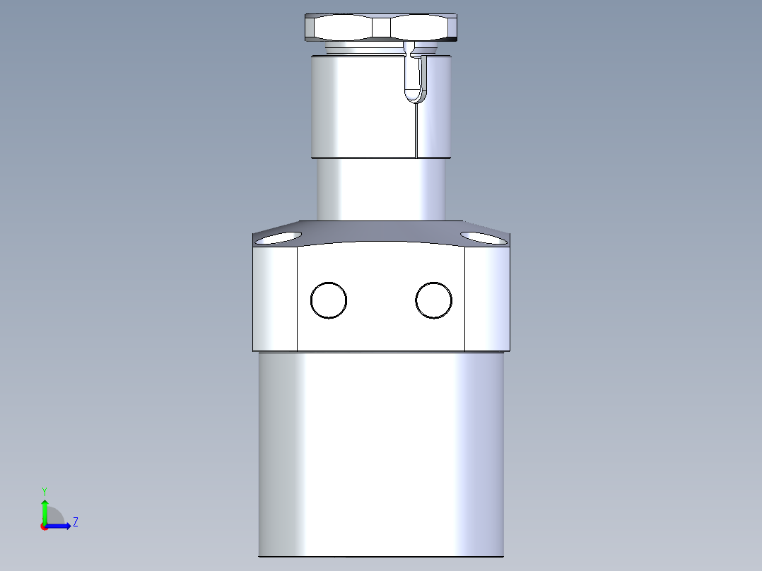 KOSMEKLHA1050-SR-Y30多系列多零件图纸模型左视图