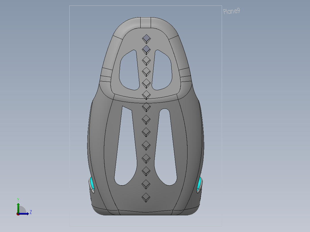 汽车座椅 (66)左视图
