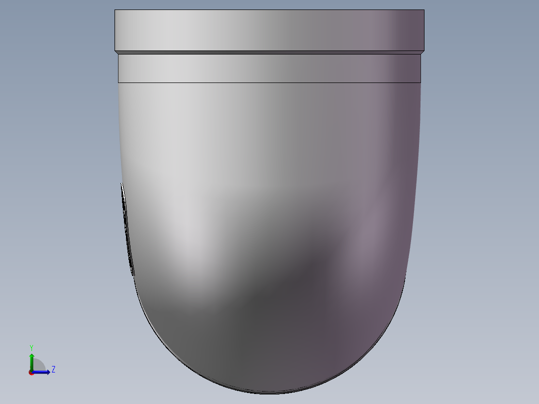 弯头-等径内外丝 DN80左视图