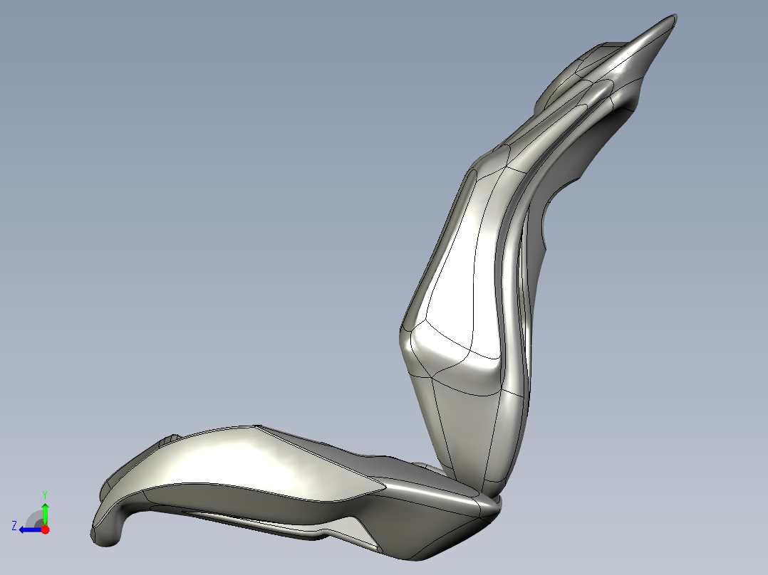 汽车座椅 (90)右视图