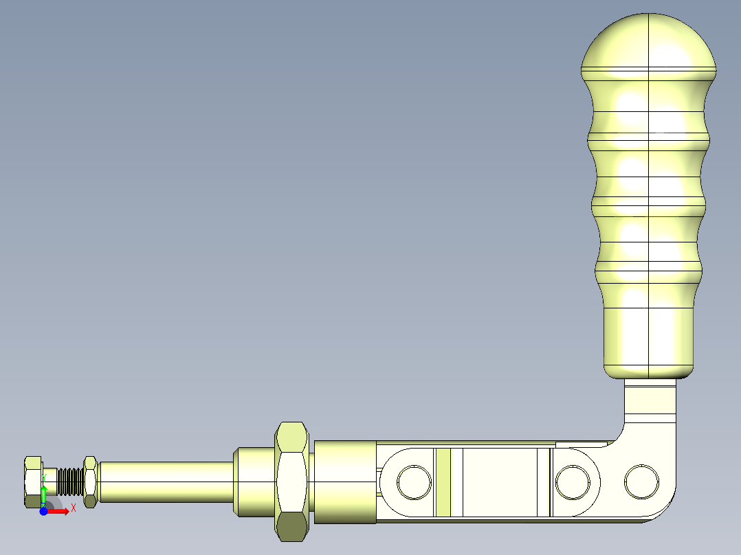 德克斯TUNKERS气缸数模T6-04P前视图