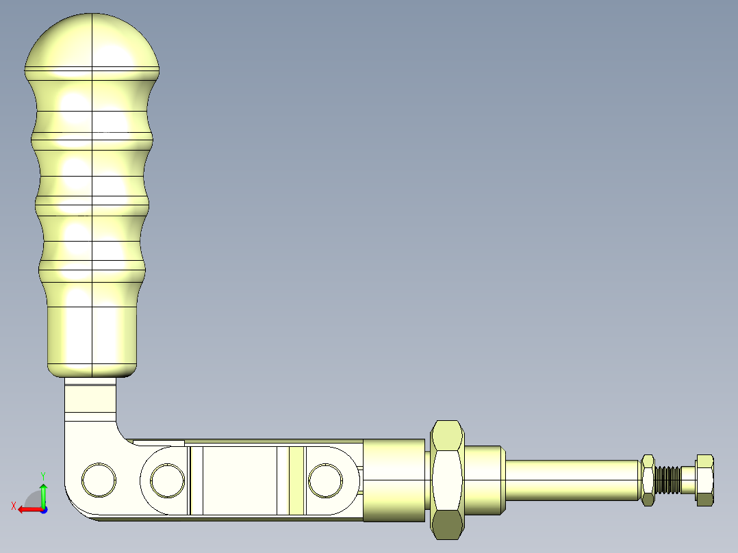 德克斯TUNKERS气缸数模T6-04P后视图