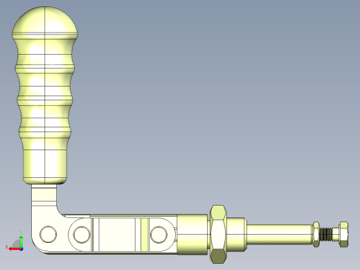 德克斯TUNKERS气缸数模T6-04P后视缩略图