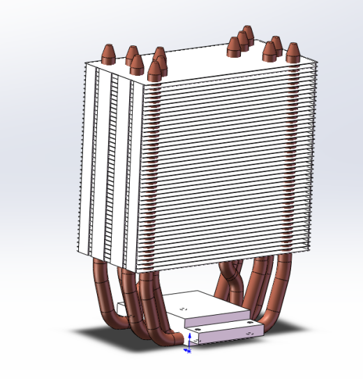 单面六铜管散热器缩略图