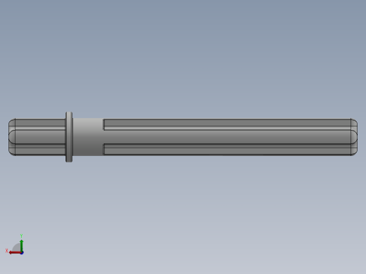 乐高机械组车桥-32209 White Technic Axle 5.5 with Stop后视缩略图