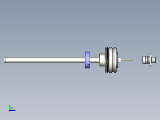 NOVOTECHNIK直线位移传感器TIM - 系列- 带插入式法兰左视缩略图