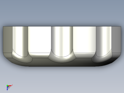 塑料旋钮注塑模具设计三维+CAD+说明书俯视缩略图