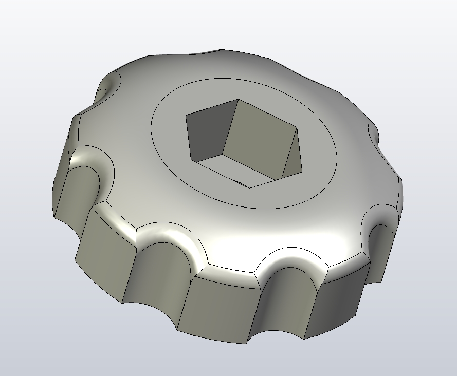 塑料旋钮注塑模具设计三维+CAD+说明书