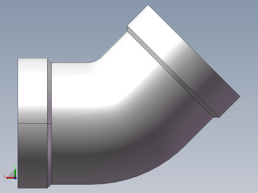 弯头-45°等径 DN15后视缩略图