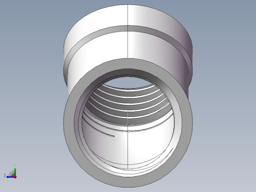 弯头-45°等径 DN15右视缩略图
