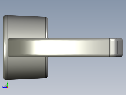 WING NUT 0.25in-20 Thread size 15-32in Base Diameter.STEP右视缩略图