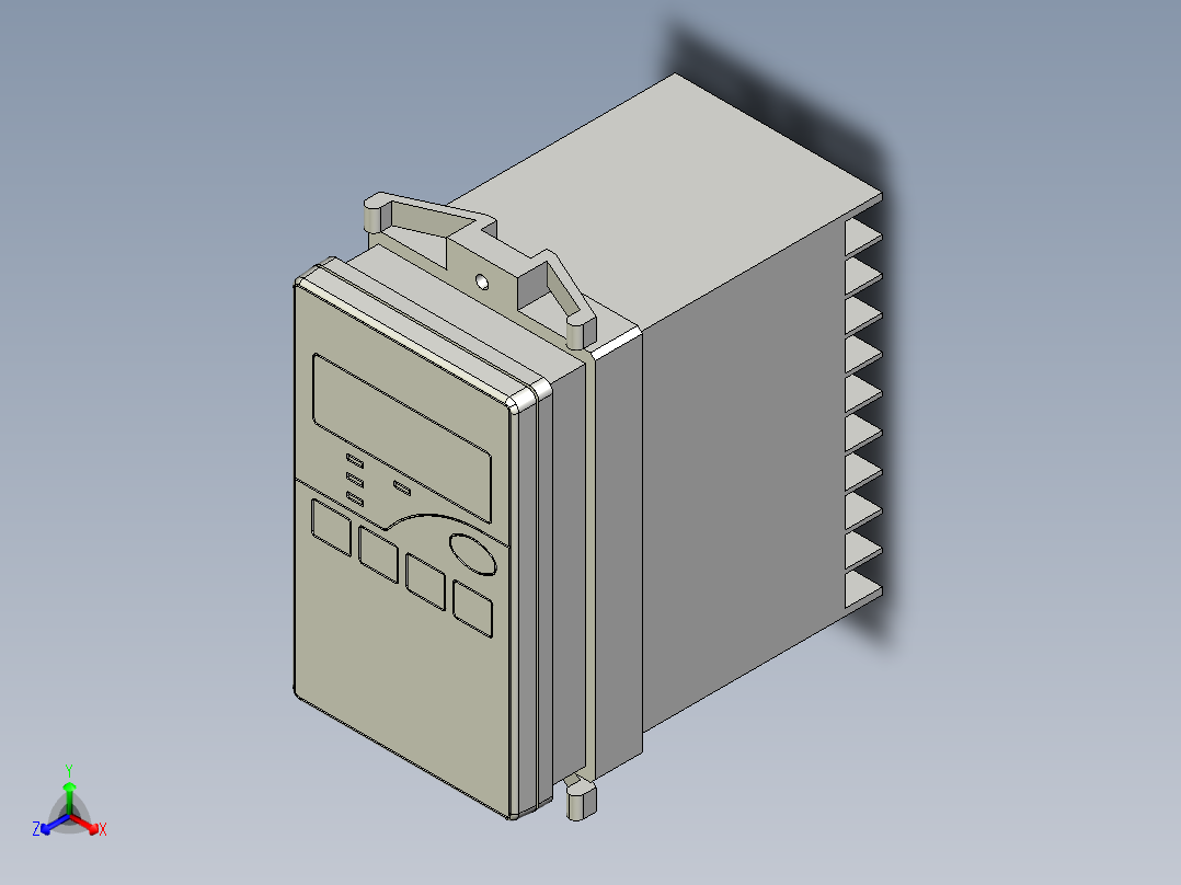 基恩士EX-V10_kc图纸模型主视图