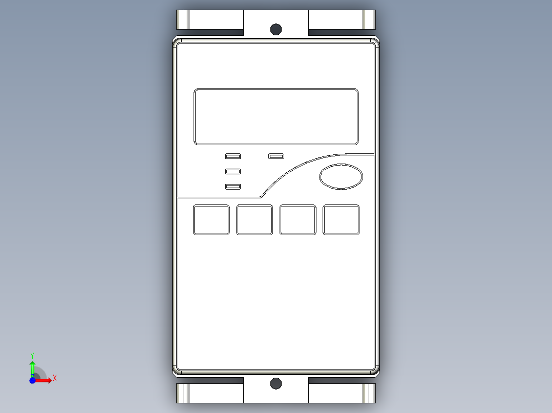 基恩士EX-V10_kc图纸模型前视图