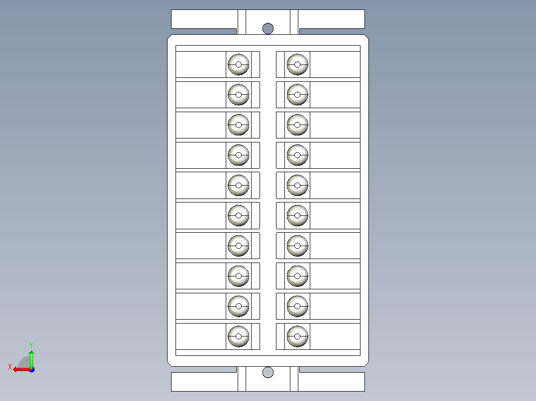 基恩士EX-V10_kc图纸模型后视图