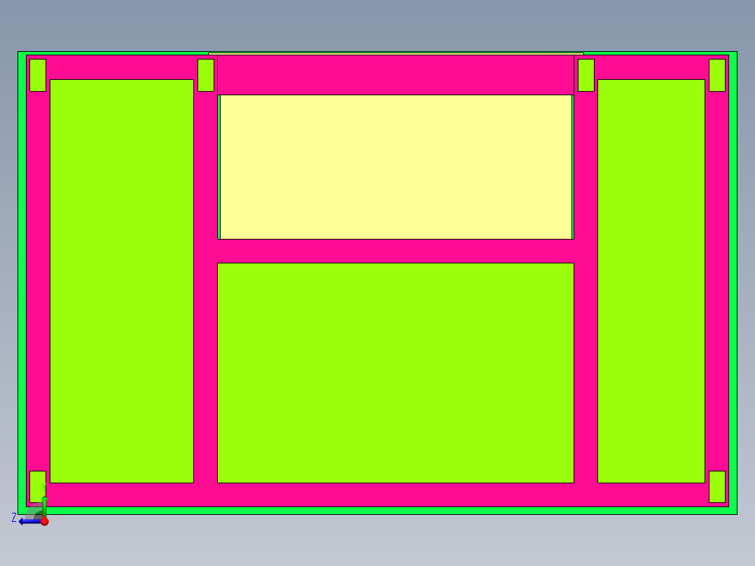 老式精车机（sw18可编辑+工程图）右视图