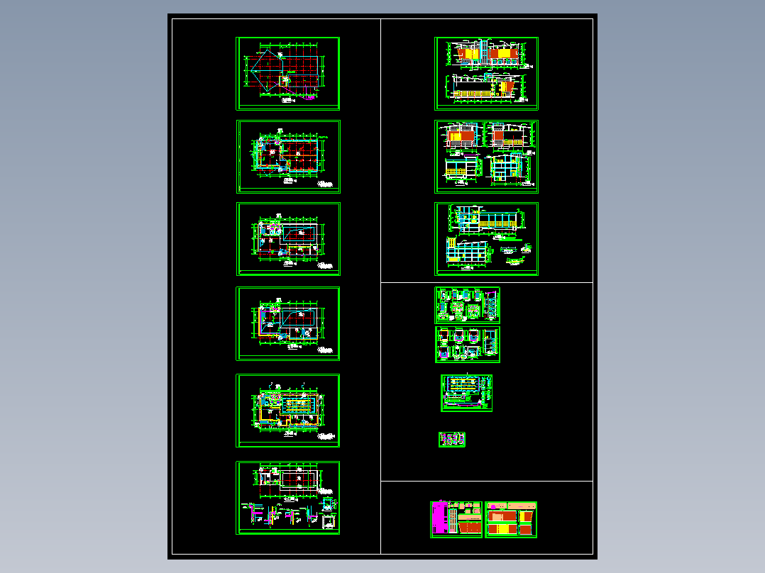 某小区会 所施工带效果图