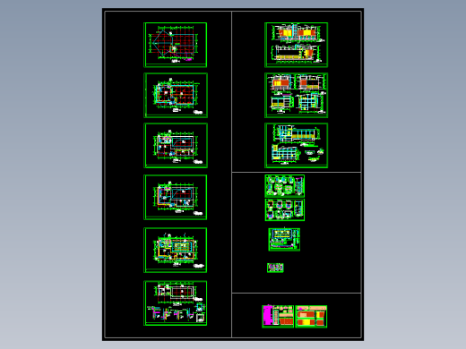 某小区会 所施工带效果图