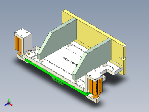 vaub0_lcd_cover619-cnc3笔记本CNC工装夹具三维模型-0622正等轴测缩略图