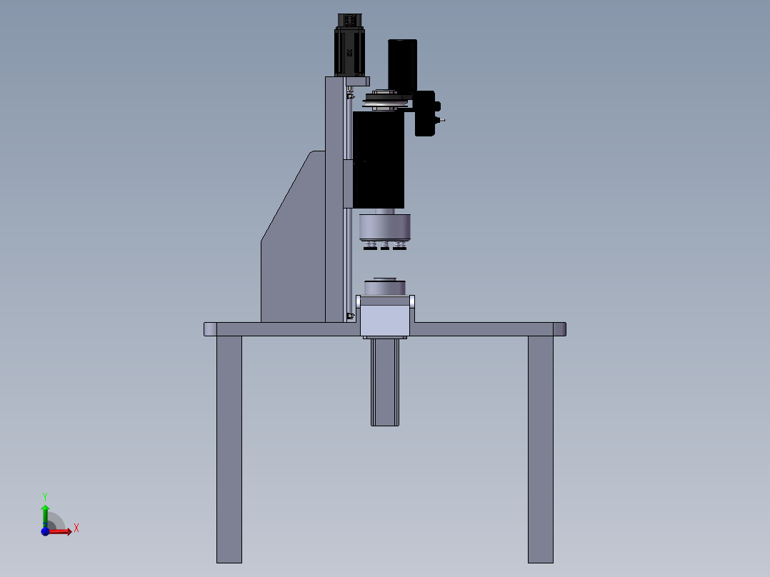 机加工磨床sw16可编辑前视图