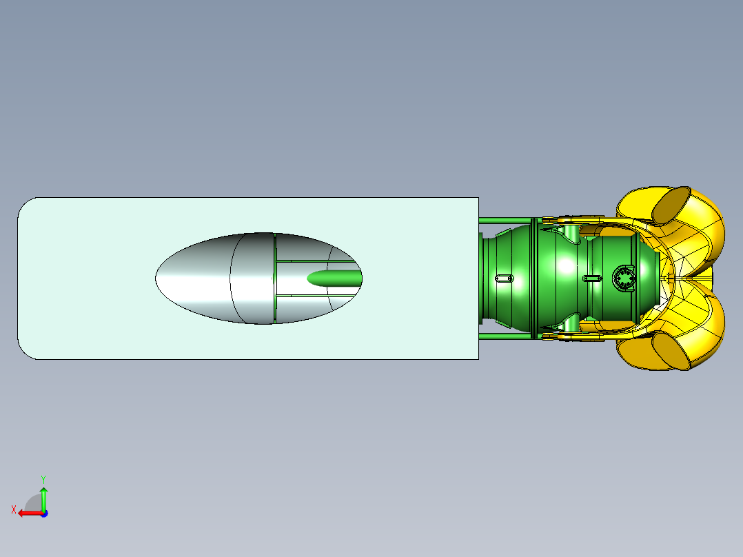 Rolls Royce kamewa 50a3喷水式推进器后视图