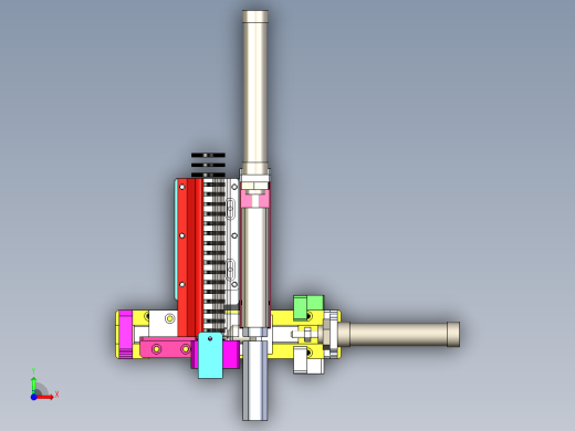 弹片直振送料分料机构前视缩略图