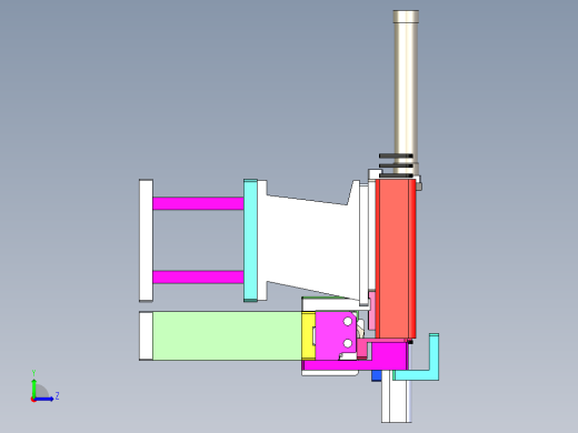 弹片直振送料分料机构左视缩略图