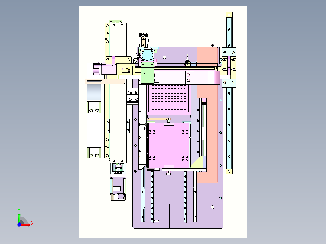 CN-1280 精密 PCB 板钻孔机前视图