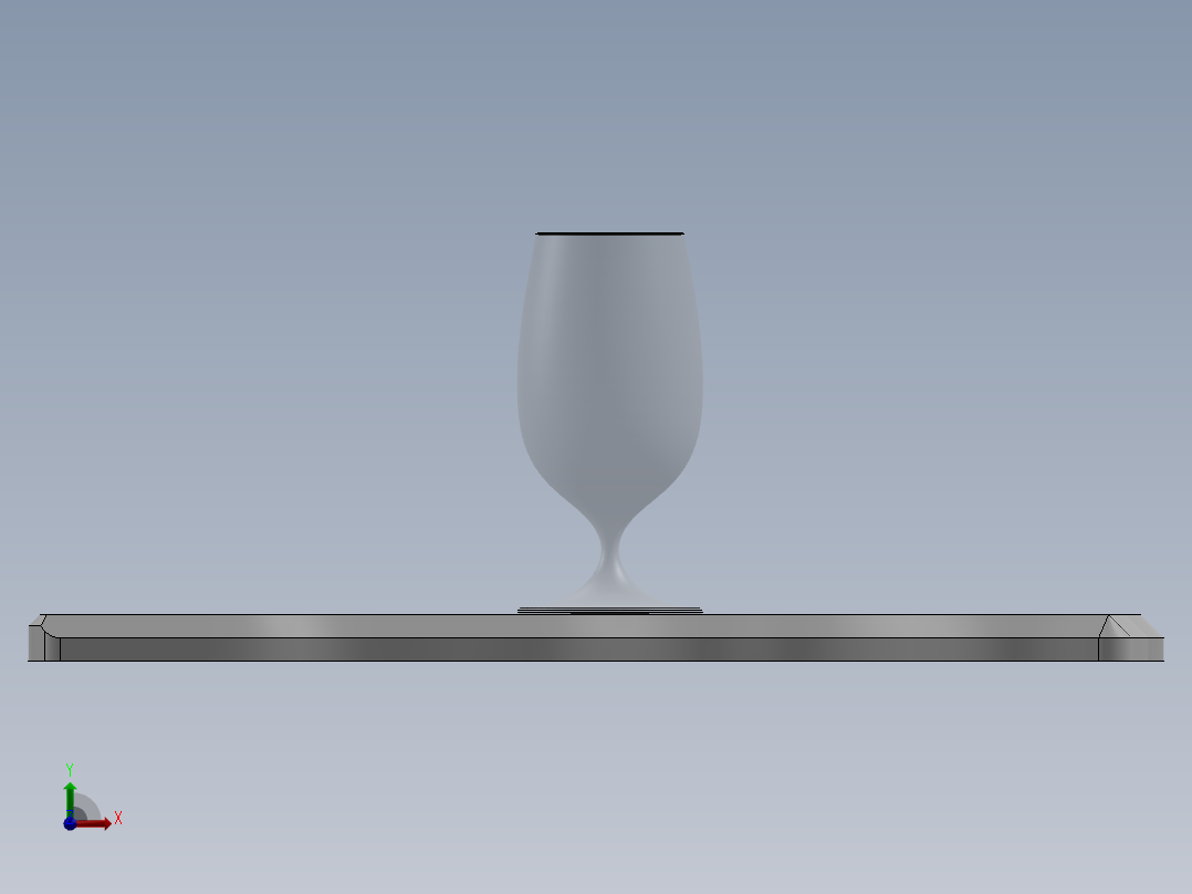 玻璃器子、杯子(34)前视图