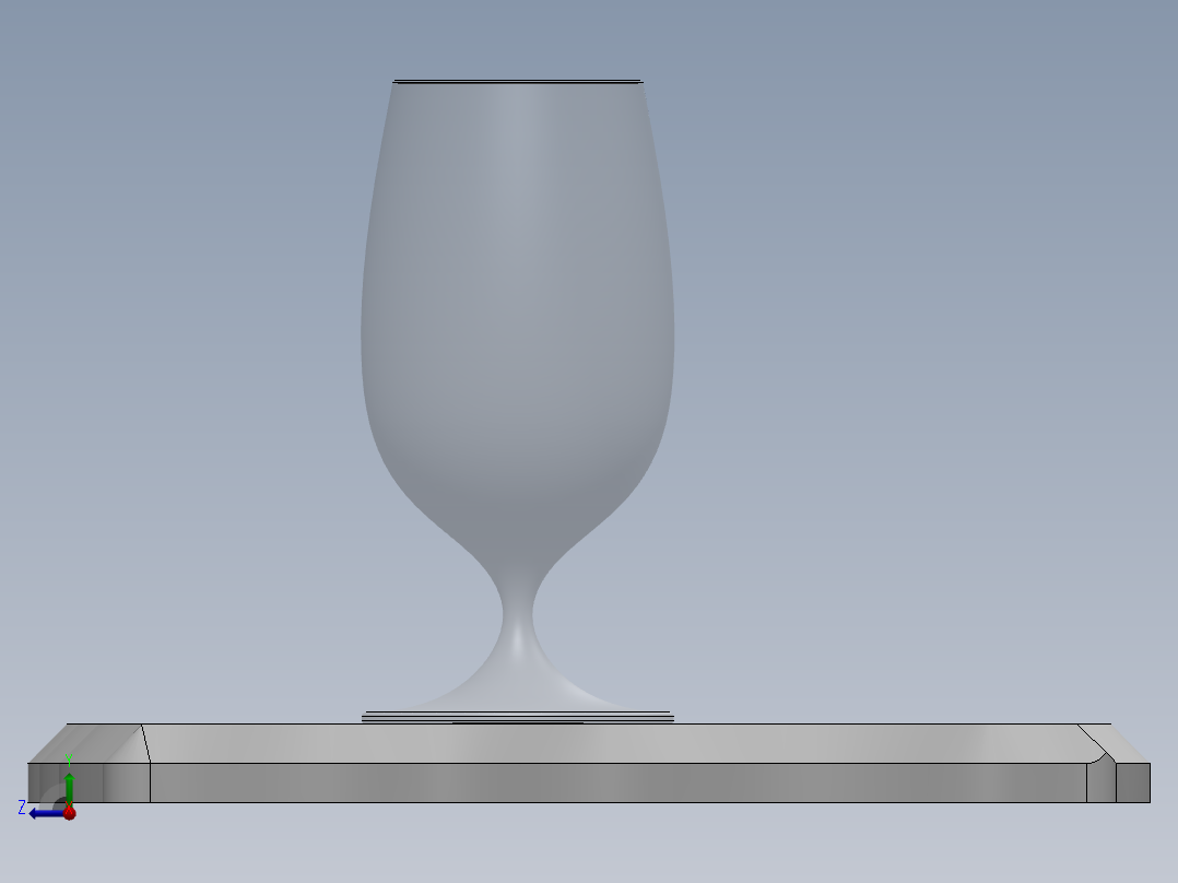 玻璃器子、杯子(34)右视图