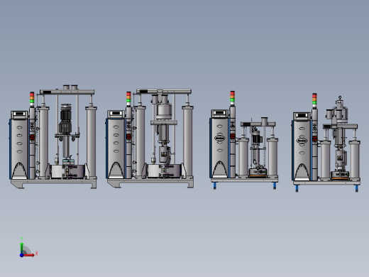 4款VersaPail活塞泵熔化器模型前视缩略图