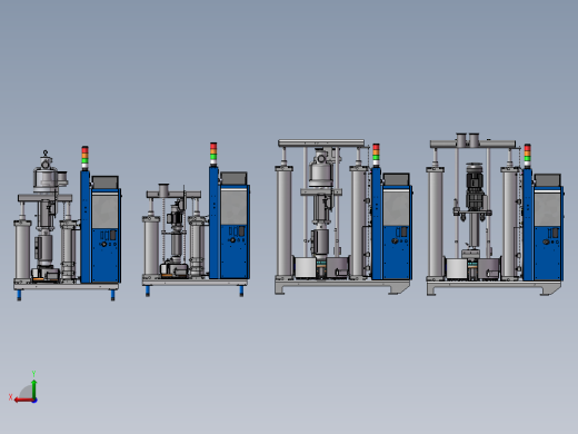 4款VersaPail活塞泵熔化器模型后视缩略图