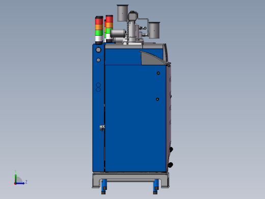 4款VersaPail活塞泵熔化器模型左视缩略图