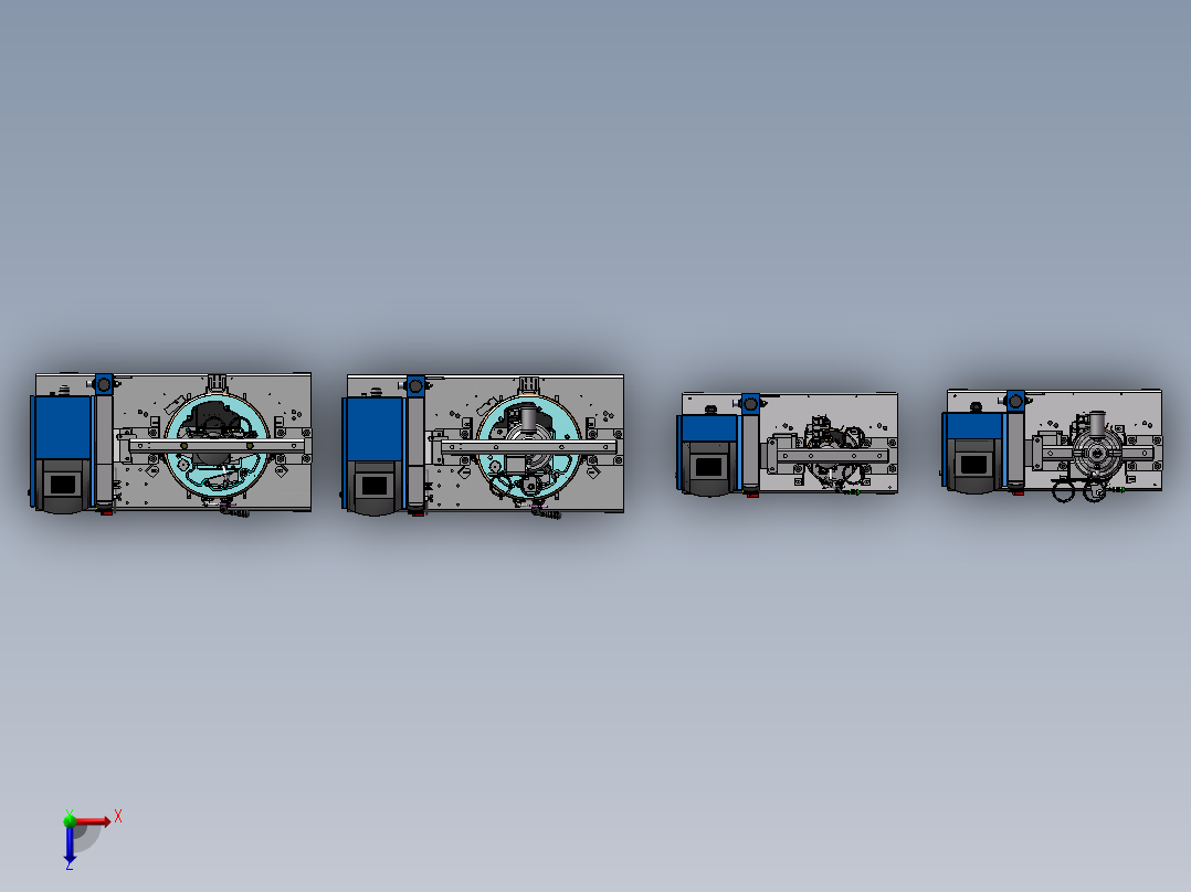 4款VersaPail活塞泵熔化器模型俯视图