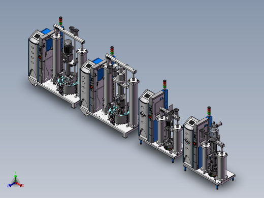 4款VersaPail活塞泵熔化器模型正等轴测缩略图