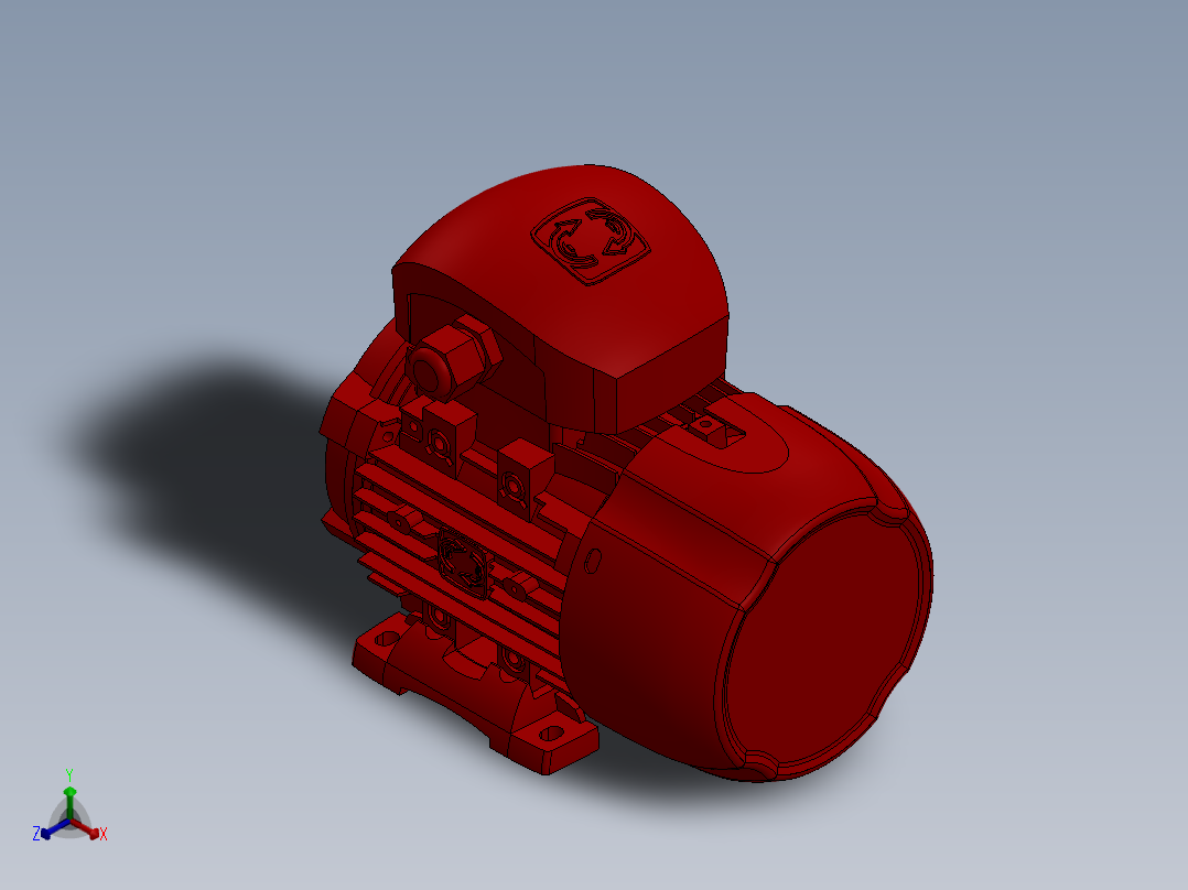 电机正等轴测图