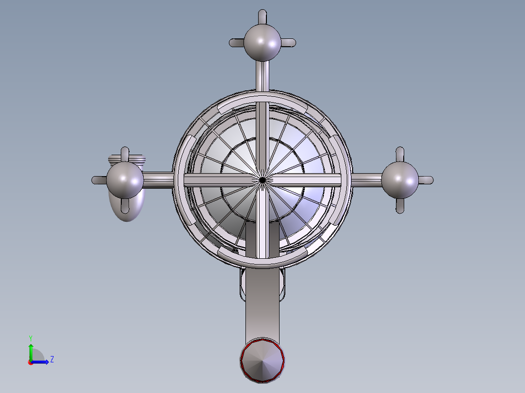 基洛夫飞艇左视图