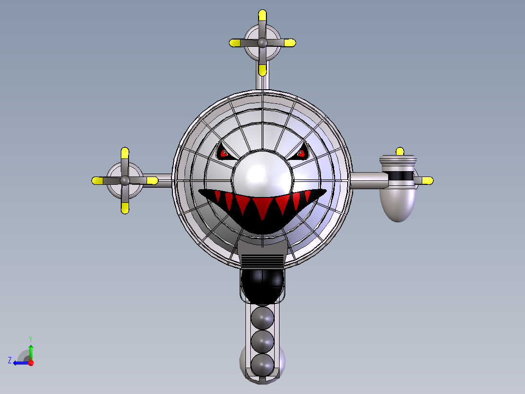 基洛夫飞艇右视图