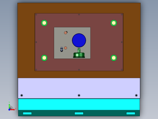 电缸驱动超静音伺服压装机前视缩略图
