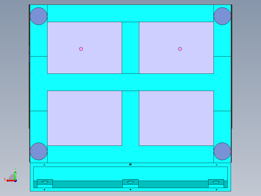 电缸驱动超静音伺服压装机后视图