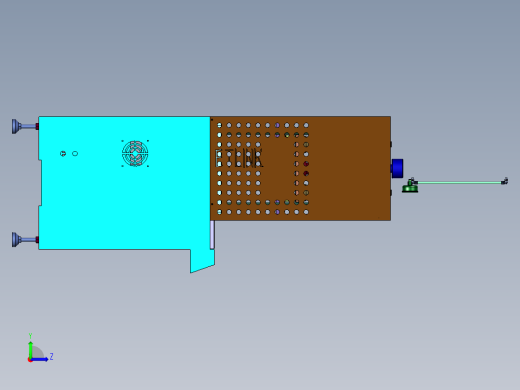 电缸驱动超静音伺服压装机左视缩略图