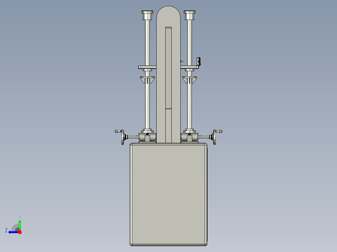 电缆加工用电缆拉力测试装置右视图