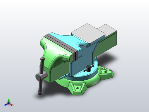 台钳正等轴测缩略图